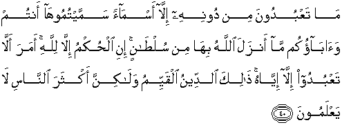 Maksud surah yusuf ayat 4